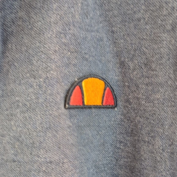 Ellesse Vintage Navy Polo Shirt - Picture 3 of 5